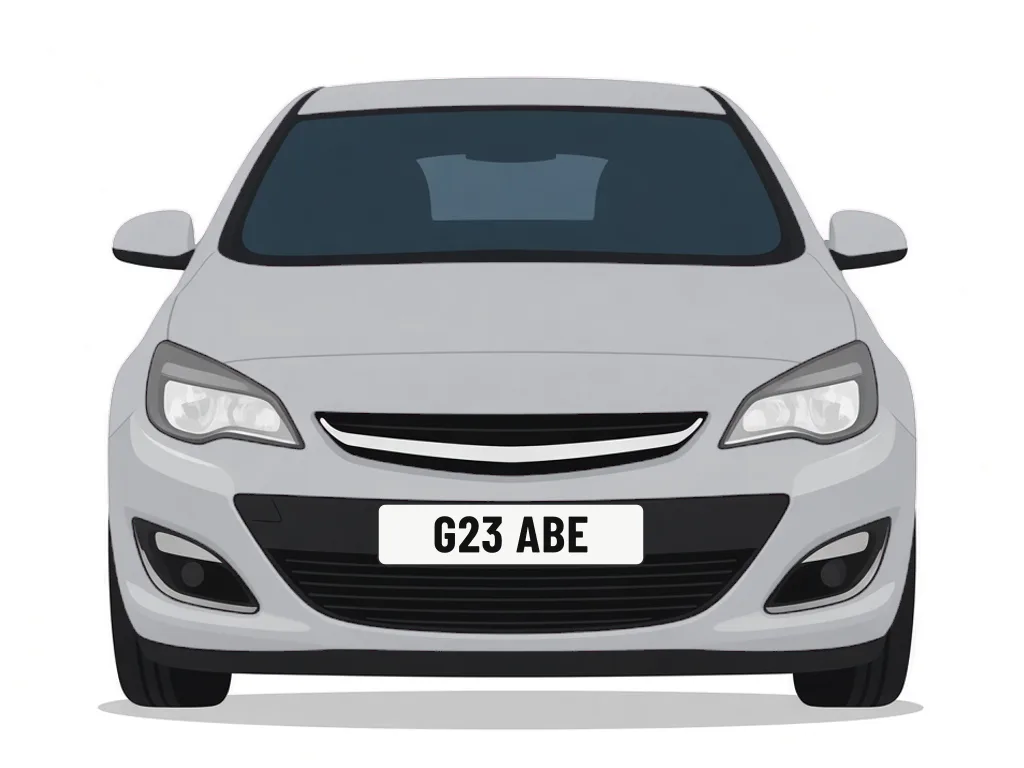 G23 ABE silver Vauxhall Astra – car details, MOT history and tax status