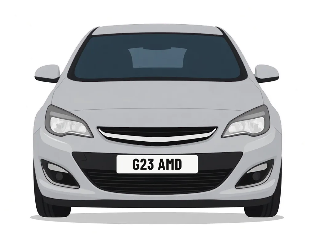 G23 AMD silver Vauxhall Astra – car details, MOT history and tax status
