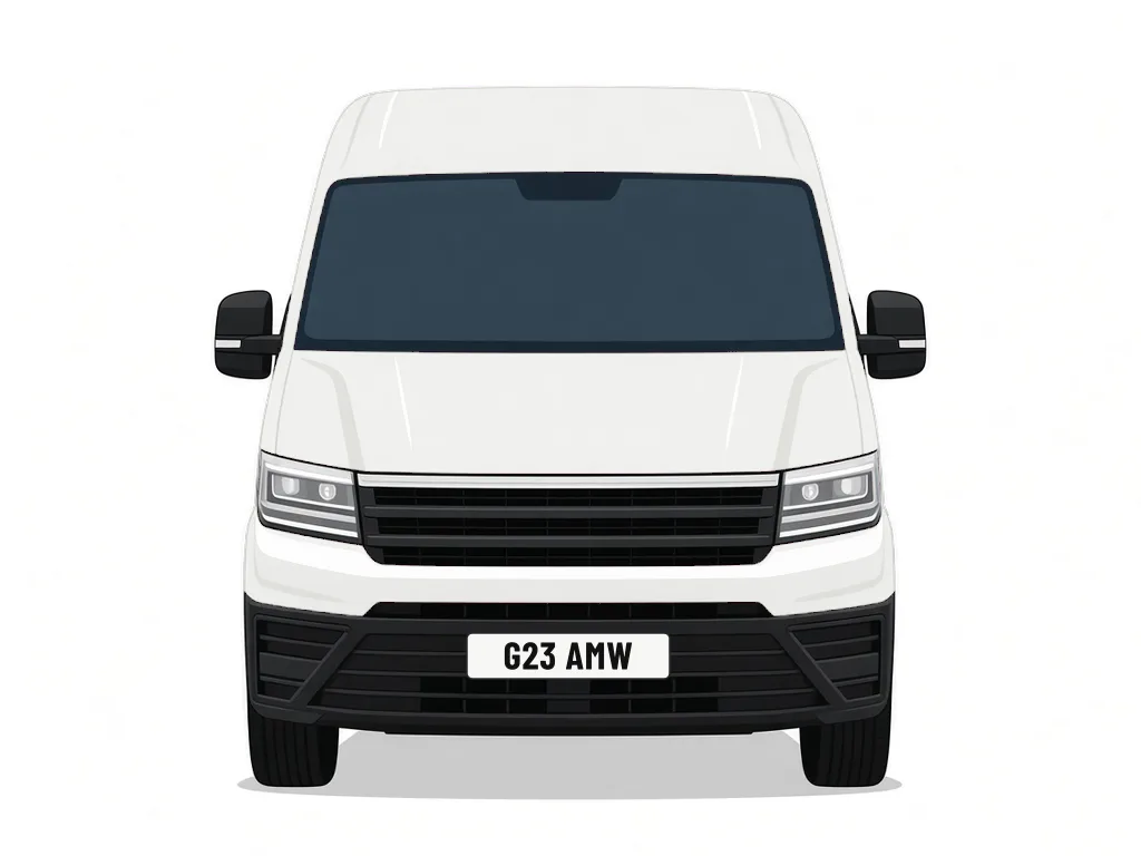 G23 AMW white Volkswagen Crafter – car details, MOT history and tax status