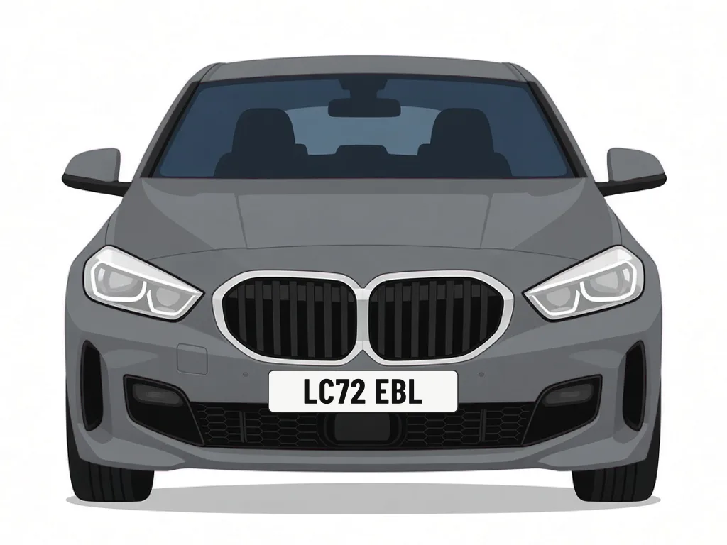 LC72 EBL grey BMW 1 Series – car details, MOT history and tax status