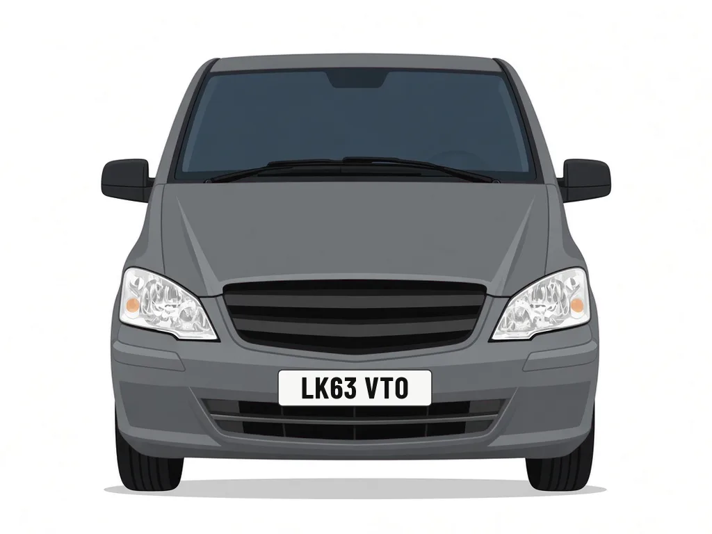 LK63 VTO grey Mercedes-Benz Vito – car details, MOT history and tax status