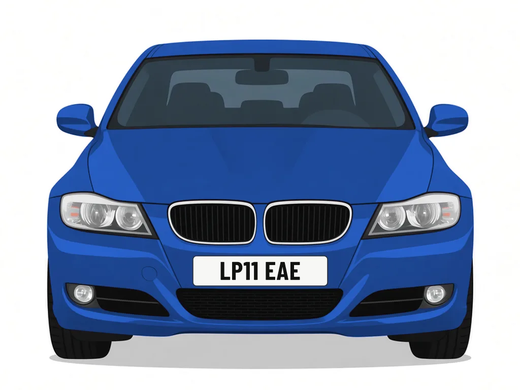 LP11 EAE blue BMW 3 Series – car details, MOT history and tax status