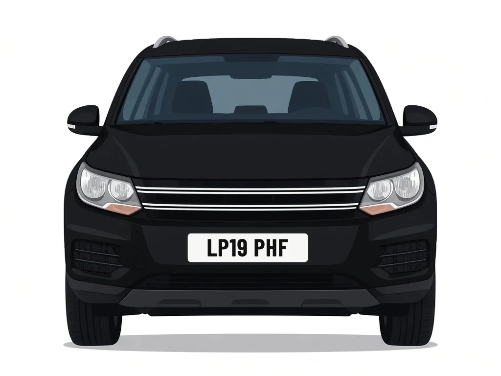 LP19 PHF black Volkswagen Tiguan – car details, MOT history and tax status