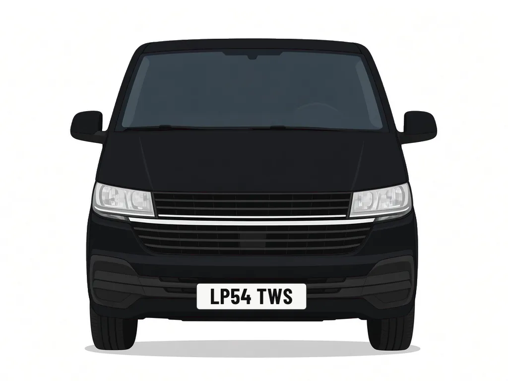 LP54 TWS black Volkswagen Transporter – car details, MOT history and tax status