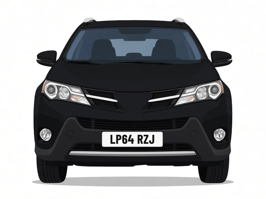 LP64 RZJ black Toyota RAV4 – car details, MOT history and tax status