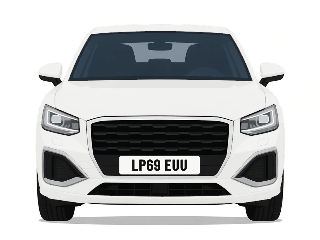 LP69 EUU white Audi Q2 – car details, MOT history and tax status