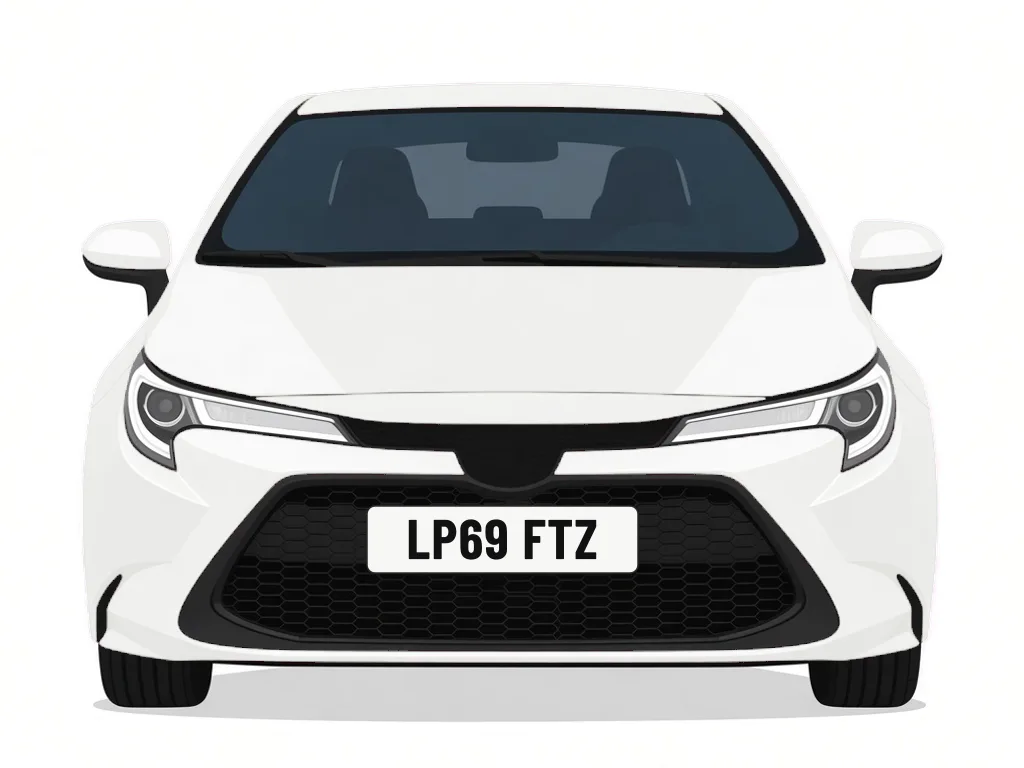 LP69 FTZ white Toyota Corolla – car details, MOT history and tax status
