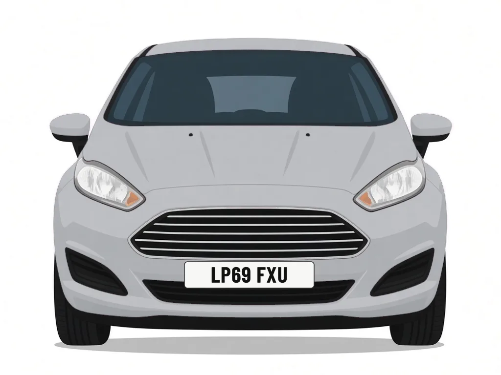 LP69 FXU silver Ford Fiesta – car details, MOT history and tax status