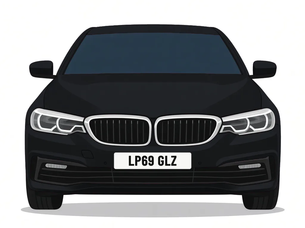 LP69 GLZ black BMW 5 Series – car details, MOT history and tax status