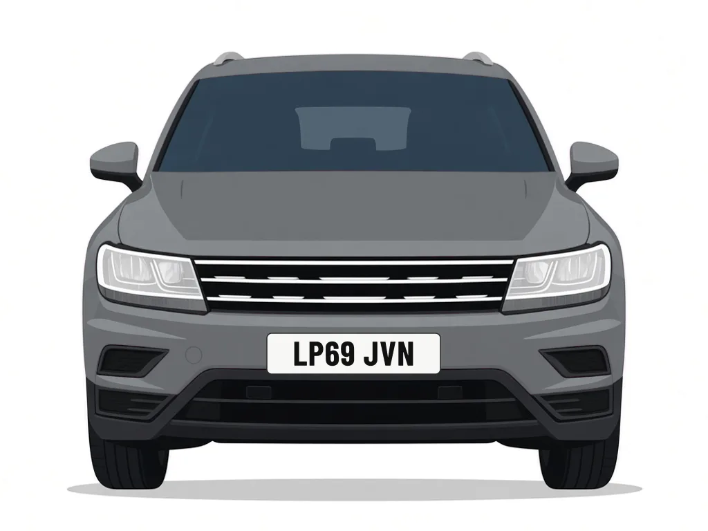 LP69 JVN grey Volkswagen Tiguan – car details, MOT history and tax status