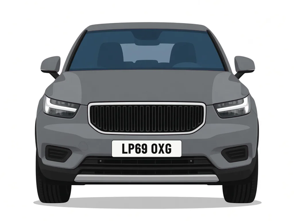 LP69 OXG grey Volvo XC40 – car details, MOT history and tax status