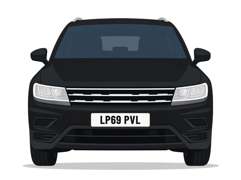 LP69 PVL black Volkswagen Tiguan – car details, MOT history and tax status