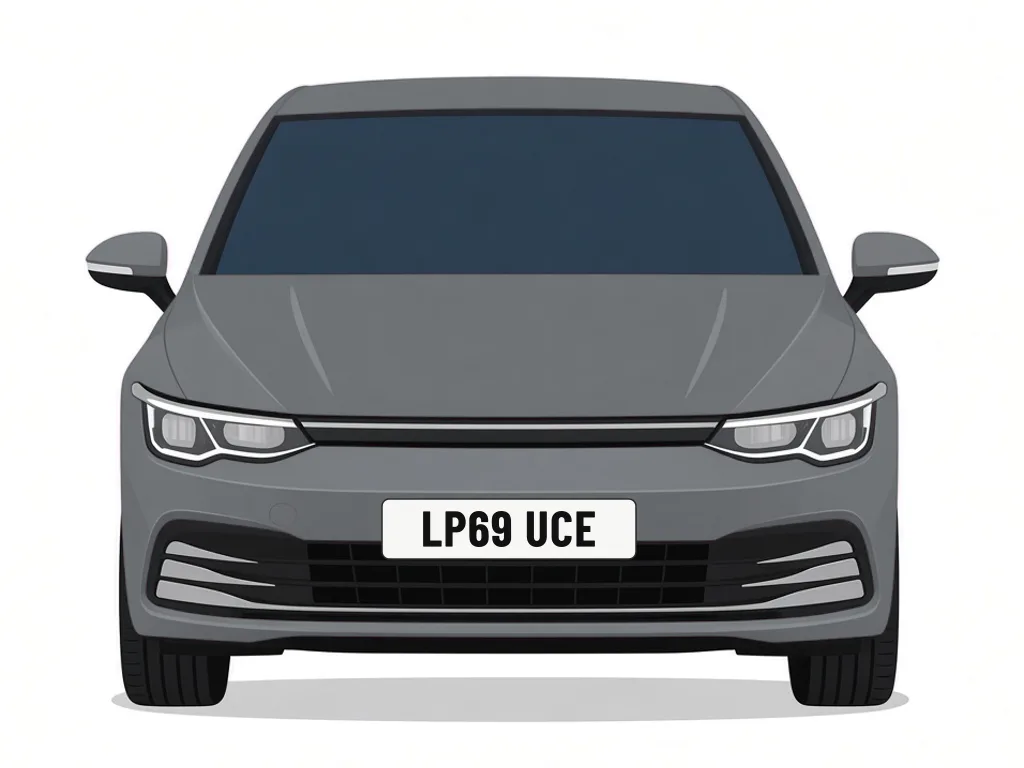 LP69 UCE grey Volkswagen Golf – car details, MOT history and tax status