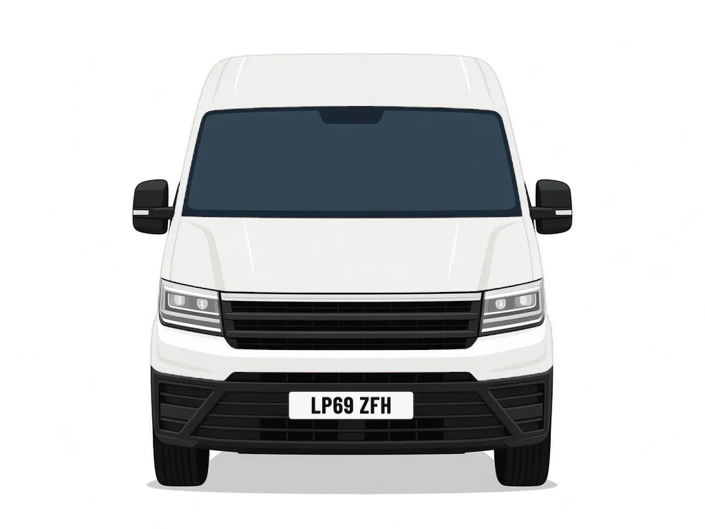 LP69 ZFH white Volkswagen Crafter – car details, MOT history and tax status