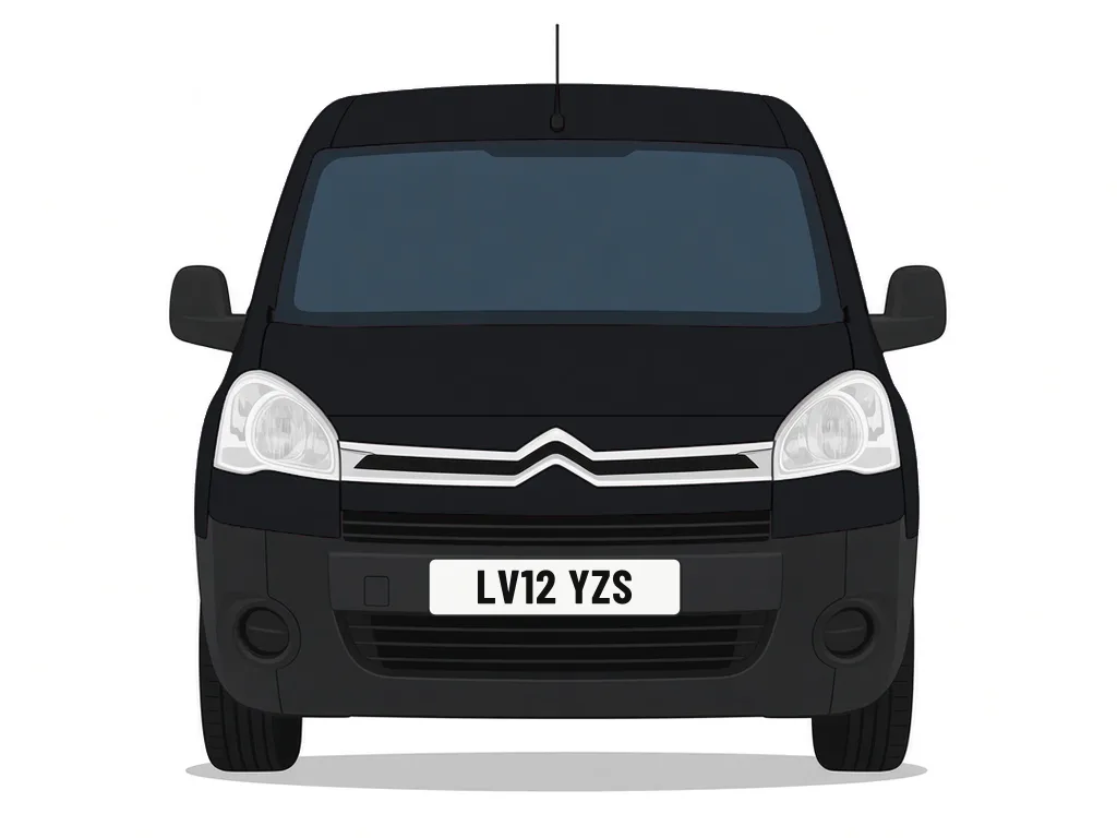 LV12 YZS black Citroen Berlingo – car details, MOT history and tax status