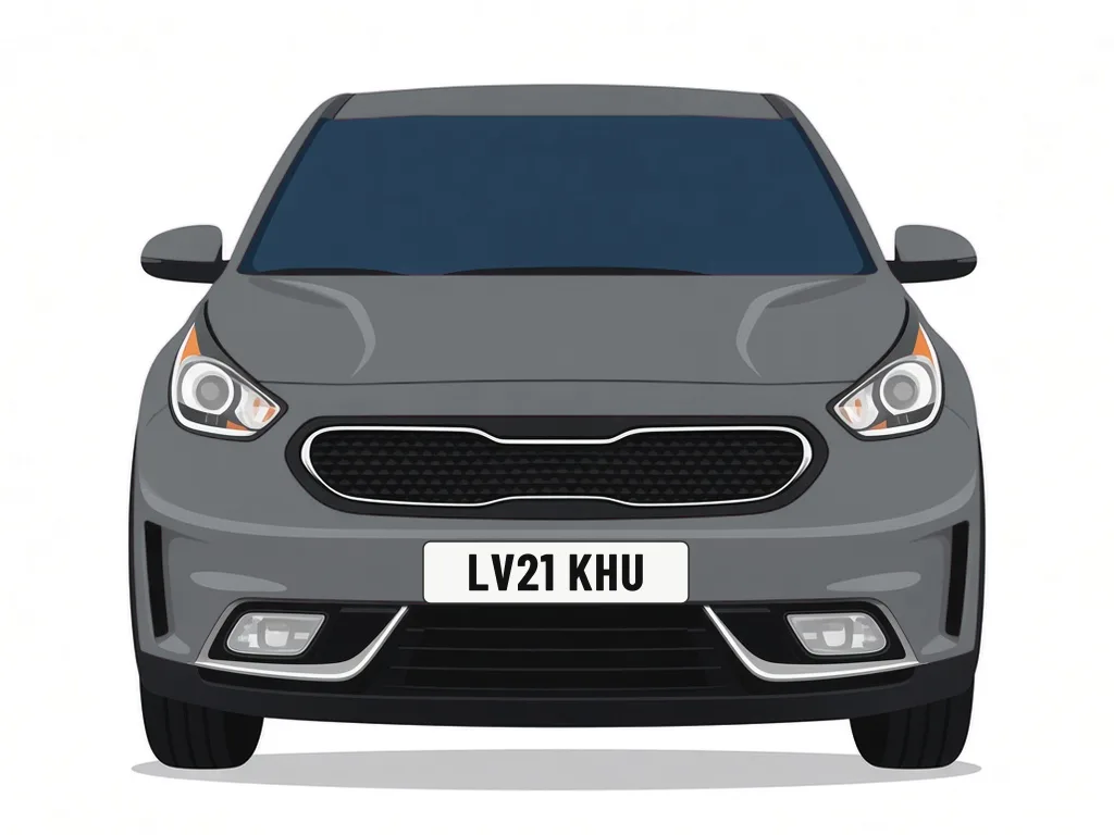 LV21 KHU grey Kia Niro – car details, MOT history and tax status