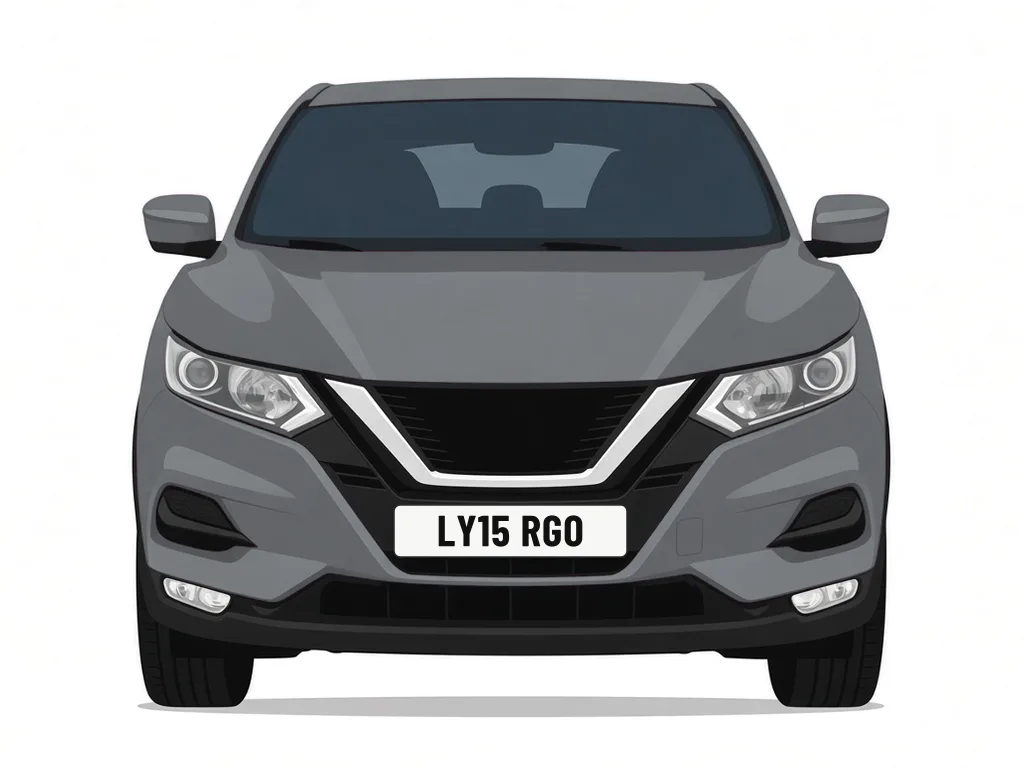 LY15 RGO grey Nissan Qashqai – car details, MOT history and tax status