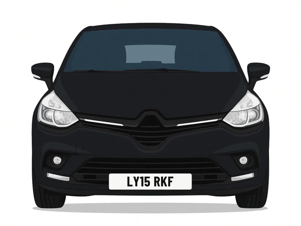 LY15 RKF black Renault Clio – car details, MOT history and tax status