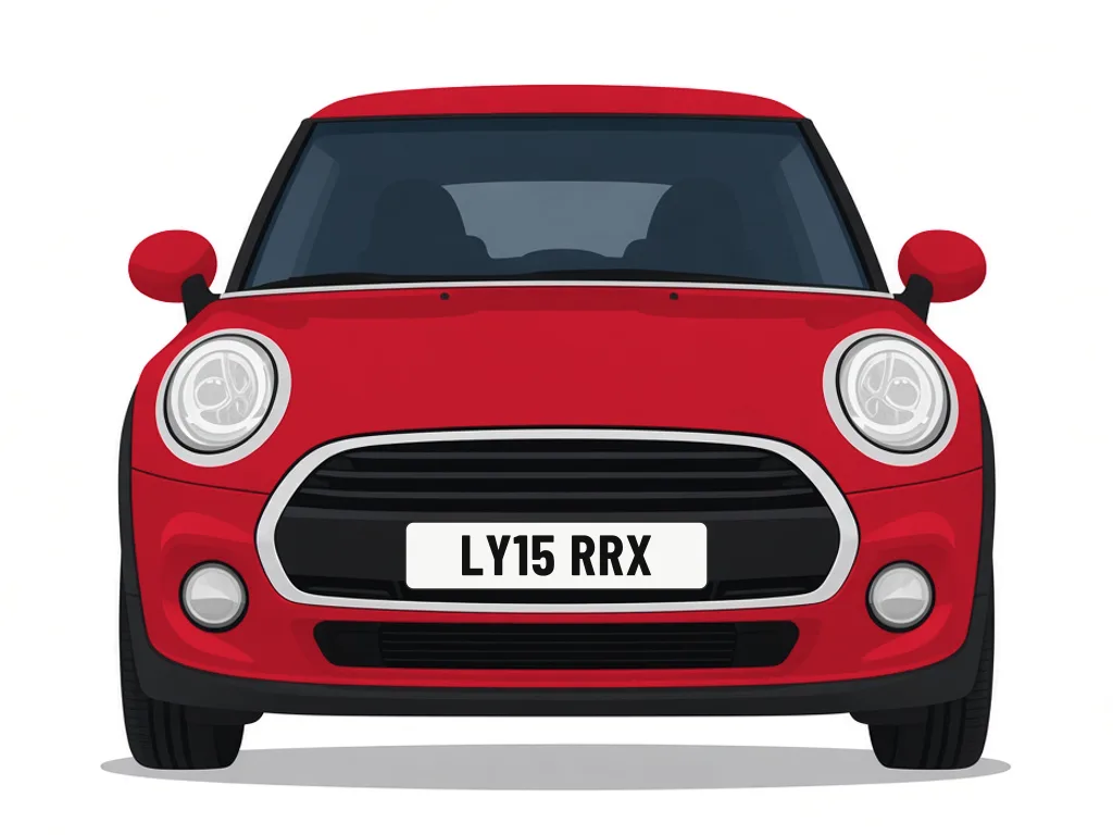 LY15 RRX red MINI Hatch – car details, MOT history and tax status