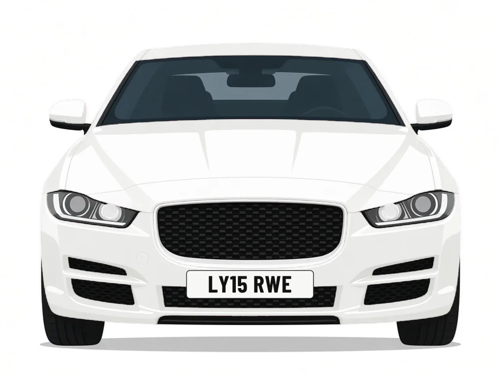 LY15 RWE white Jaguar Xe – car details, MOT history and tax status