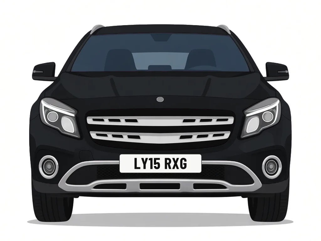 LY15 RXG black Mercedes-Benz Gla – car details, MOT history and tax status
