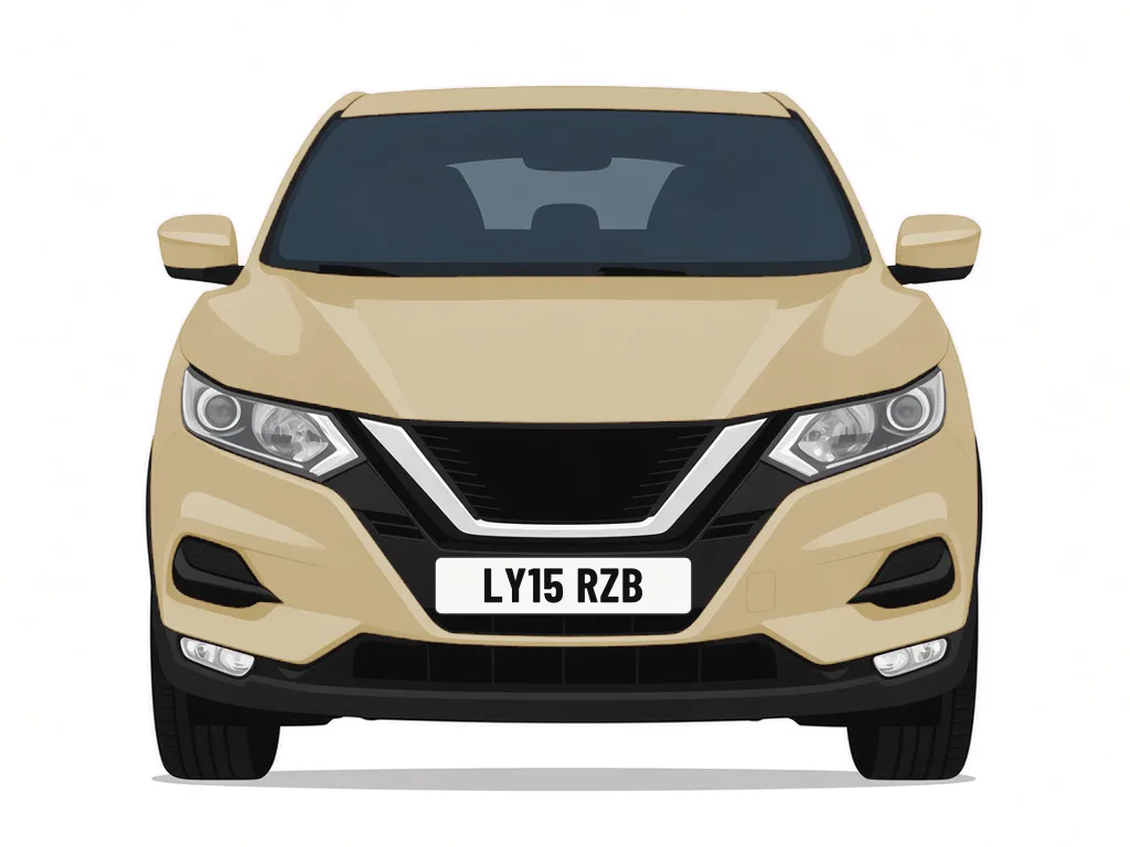 LY15 RZB beige Nissan Qashqai – car details, MOT history and tax status