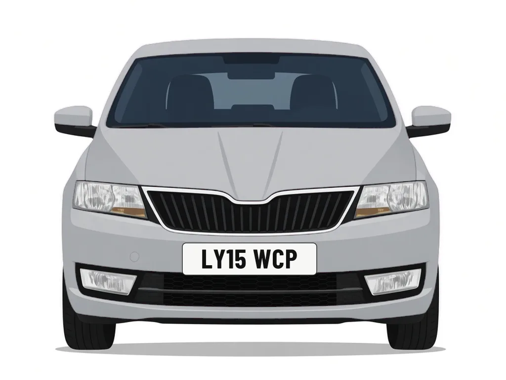 LY15 WCP silver Skoda Rapid – car details, MOT history and tax status