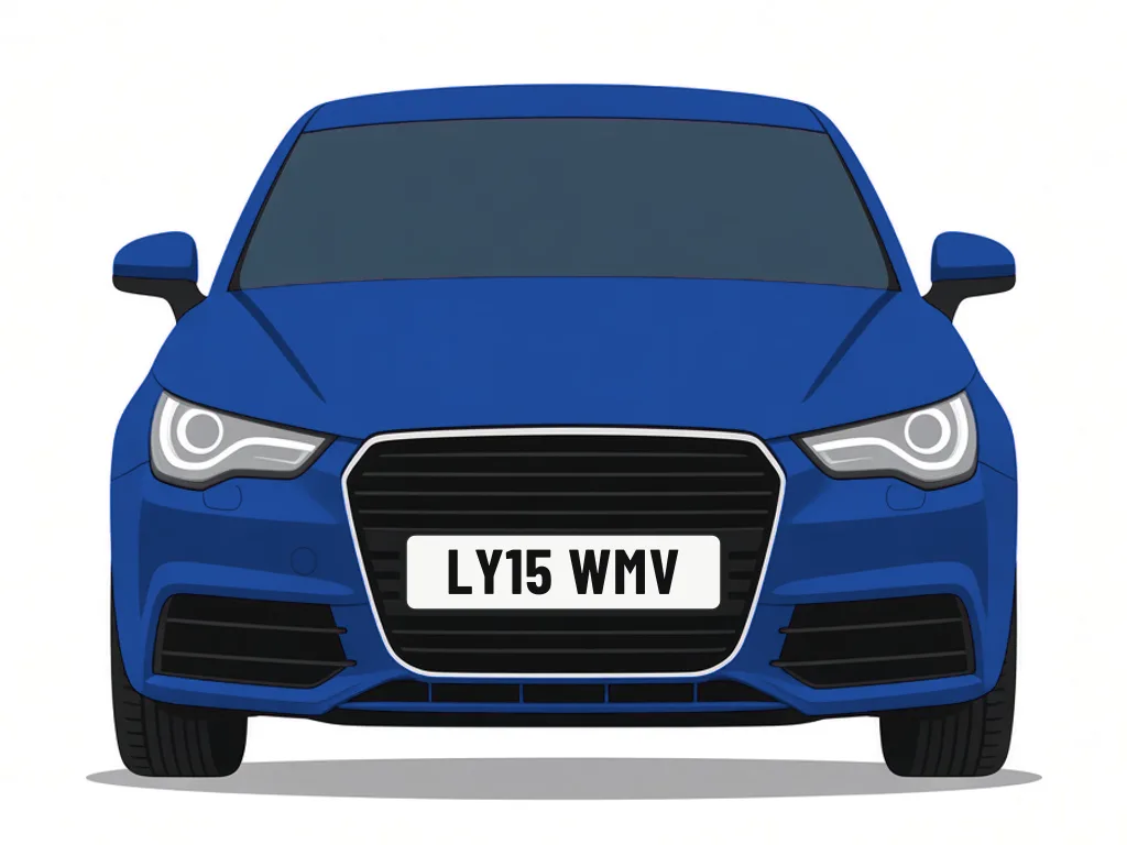 LY15 WMV blue Audi A1 – car details, MOT history and tax status