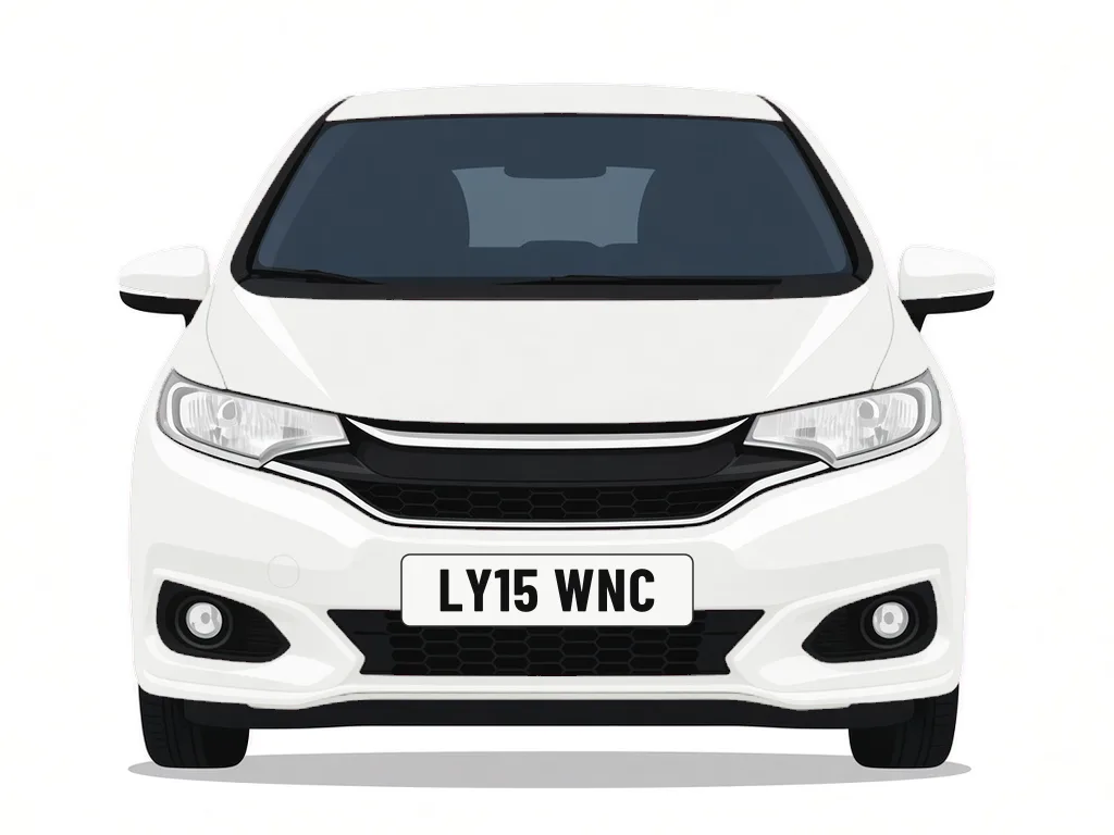 LY15 WNC white Honda Jazz – car details, MOT history and tax status