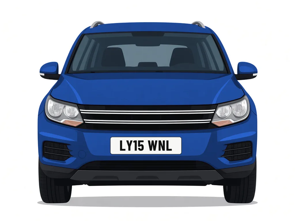 LY15 WNL blue Volkswagen Tiguan – car details, MOT history and tax status