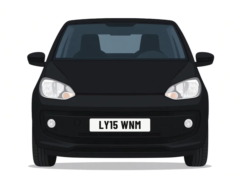 LY15 WNM black Volkswagen UP – car details, MOT history and tax status