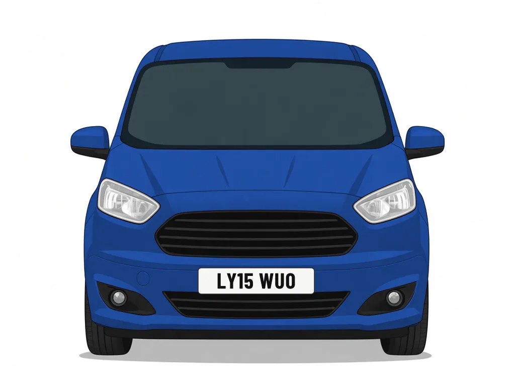LY15 WUO blue Ford Transit Courier – car details, MOT history and tax status