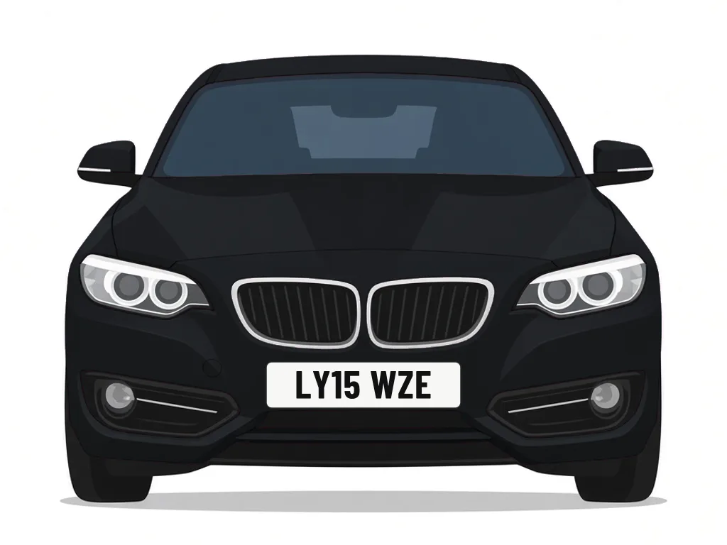 LY15 WZE black BMW 2 Series – car details, MOT history and tax status