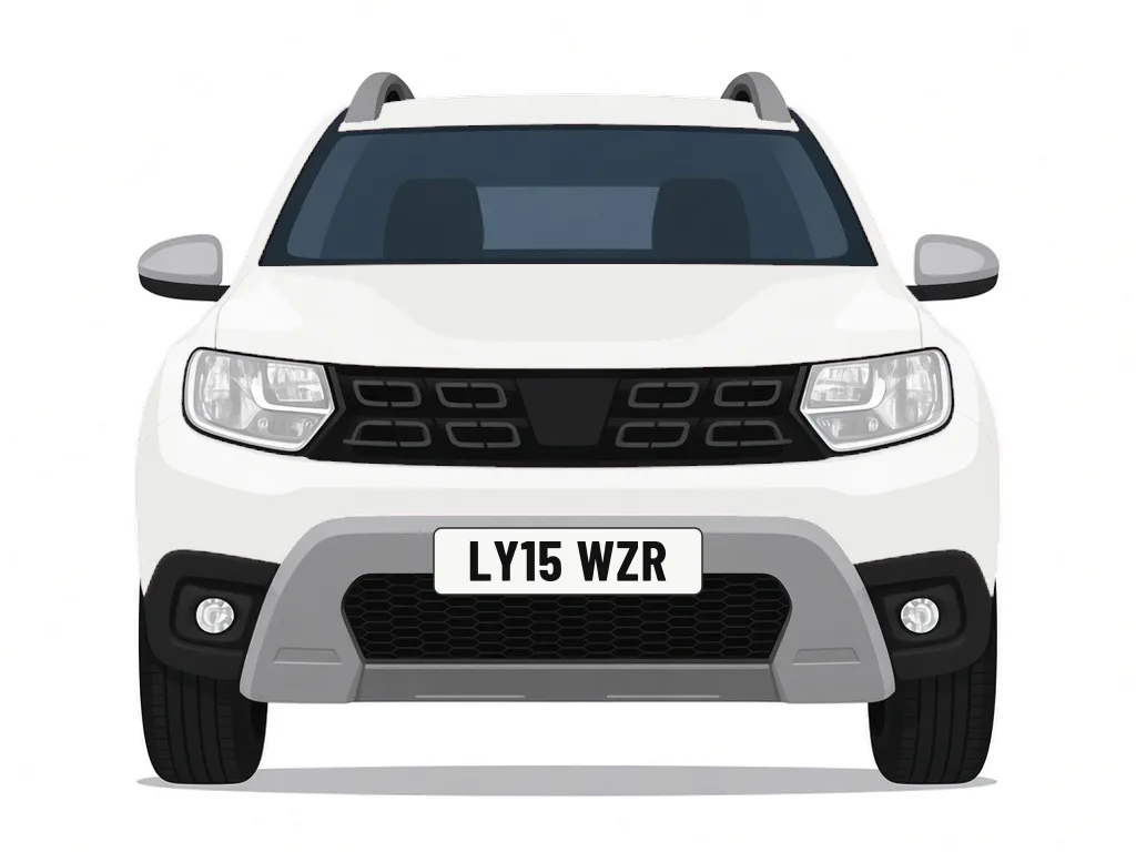 LY15 WZR white Dacia Duster – car details, MOT history and tax status