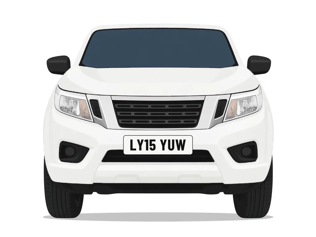 LY15 YUW white Nissan Navara – car details, MOT history and tax status