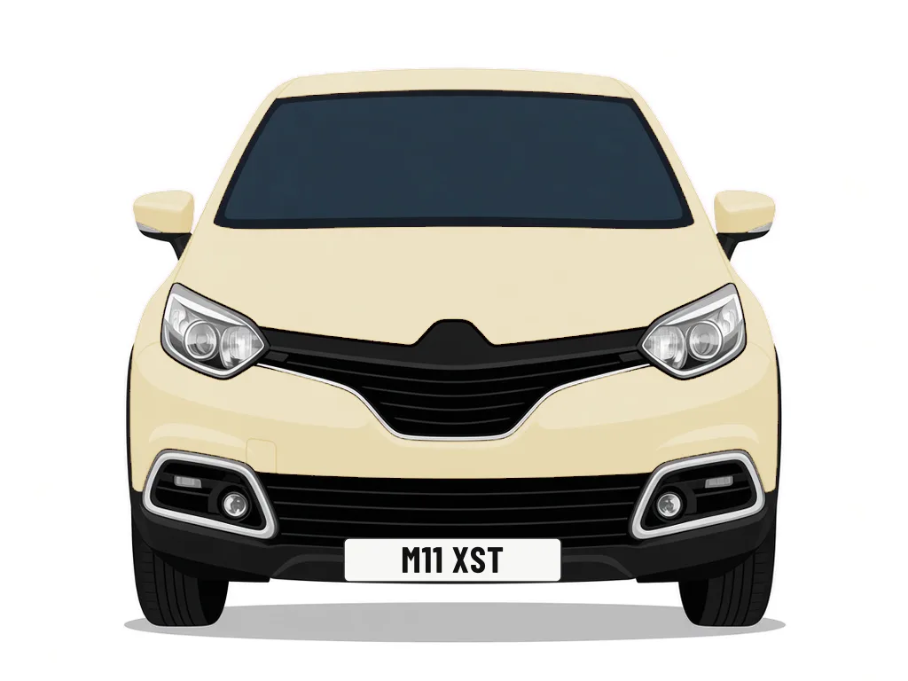 M11 XST cream Renault Captur – car details, MOT history and tax status