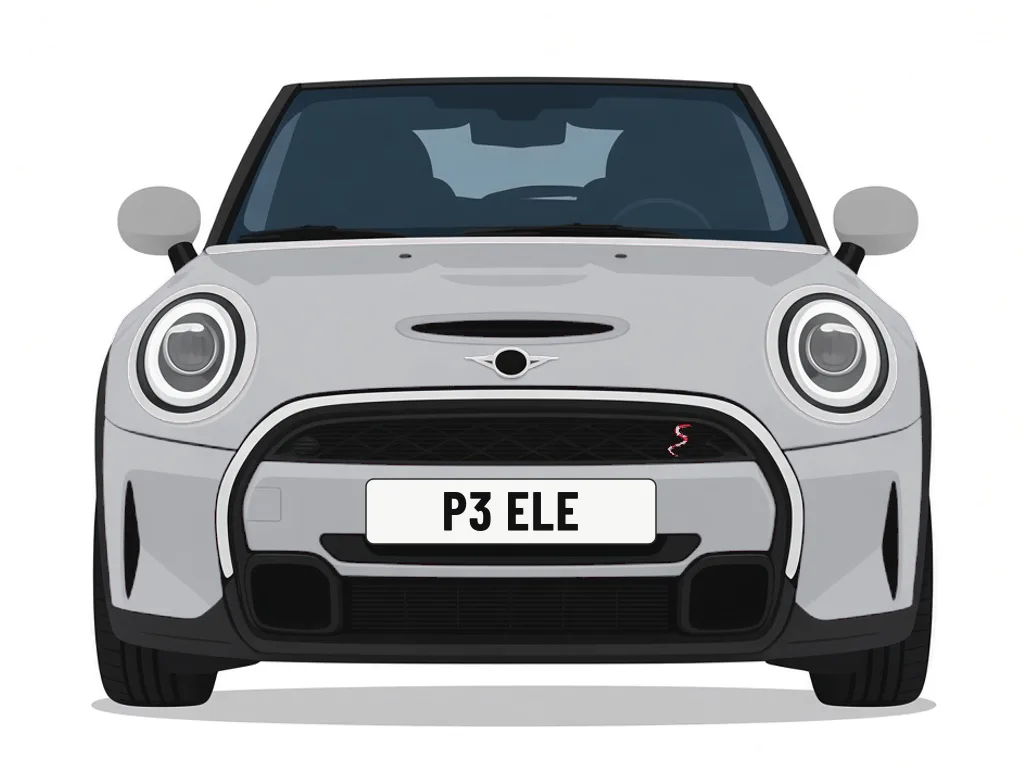 P3 ELE silver MINI Hatch – car details, MOT history and tax status