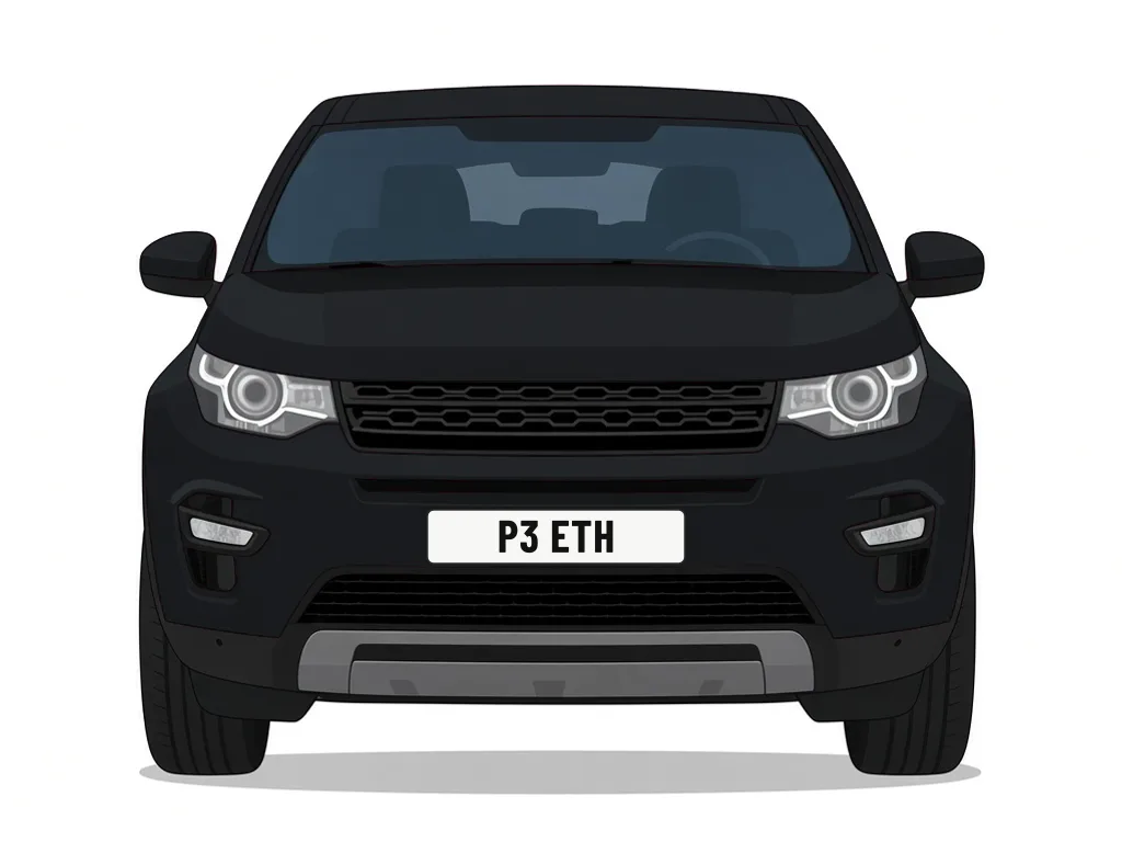 P3 ETH black Land Rover Discovery Sport – car details, MOT history and tax status