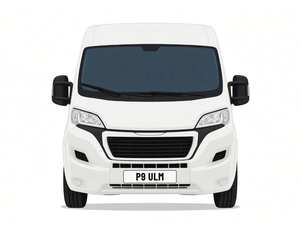 P9 ULM white Peugeot Boxer – car details, MOT history and tax status