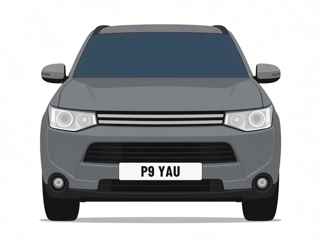 P9 YAU grey Mitsubishi Outlander – car details, MOT history and tax status